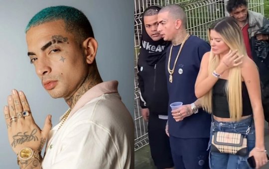 A fila andou? MC Guimê é visto com loira misteriosa