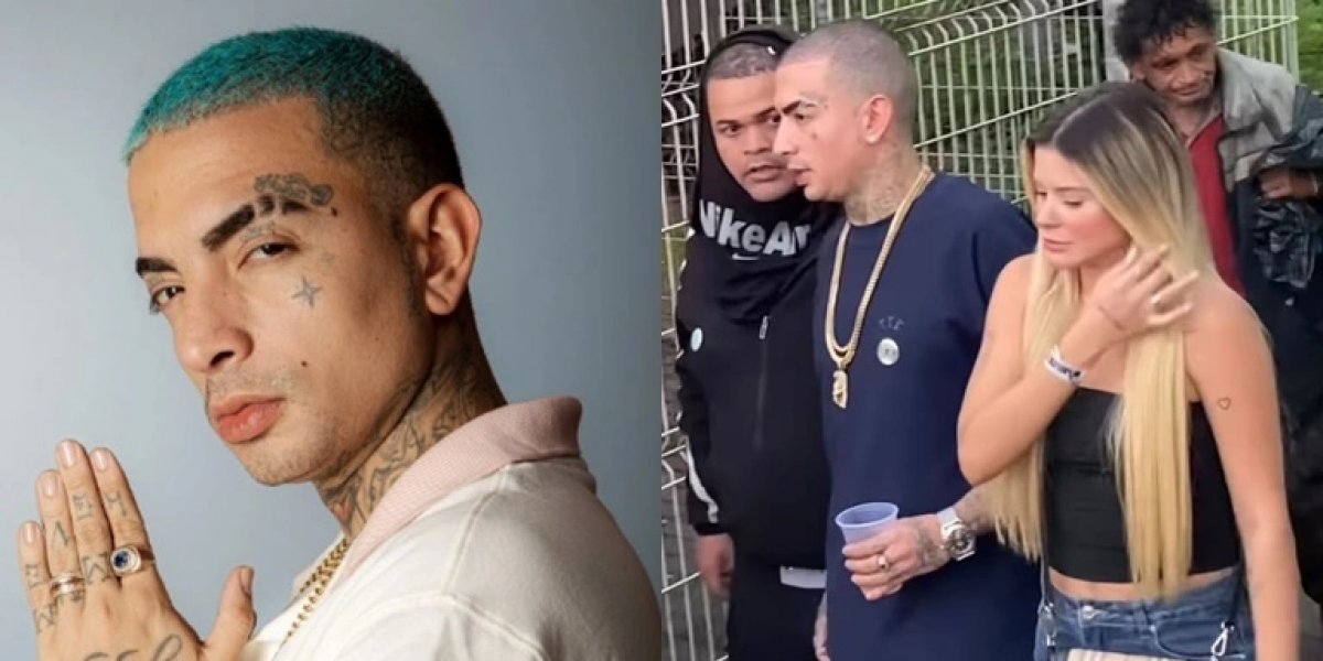 A fila andou? MC Guimê é visto com loira misteriosa
