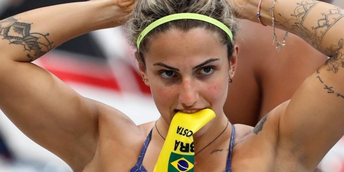 Brasil conquista primeira medalha na natação feminina no Pan