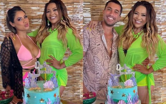 Novo casal: Lexa curte aniversario da mãe com Ricardo Vianna