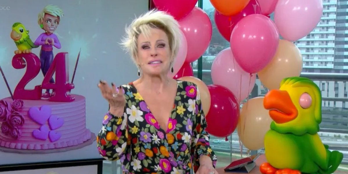 Ana Maria Braga chora em edição comemorativa de 24 anos do "Mais Você"