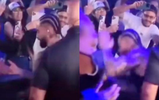 Cantor Colombiano Maluma se irrita em show e ataca uma fã nos EUA