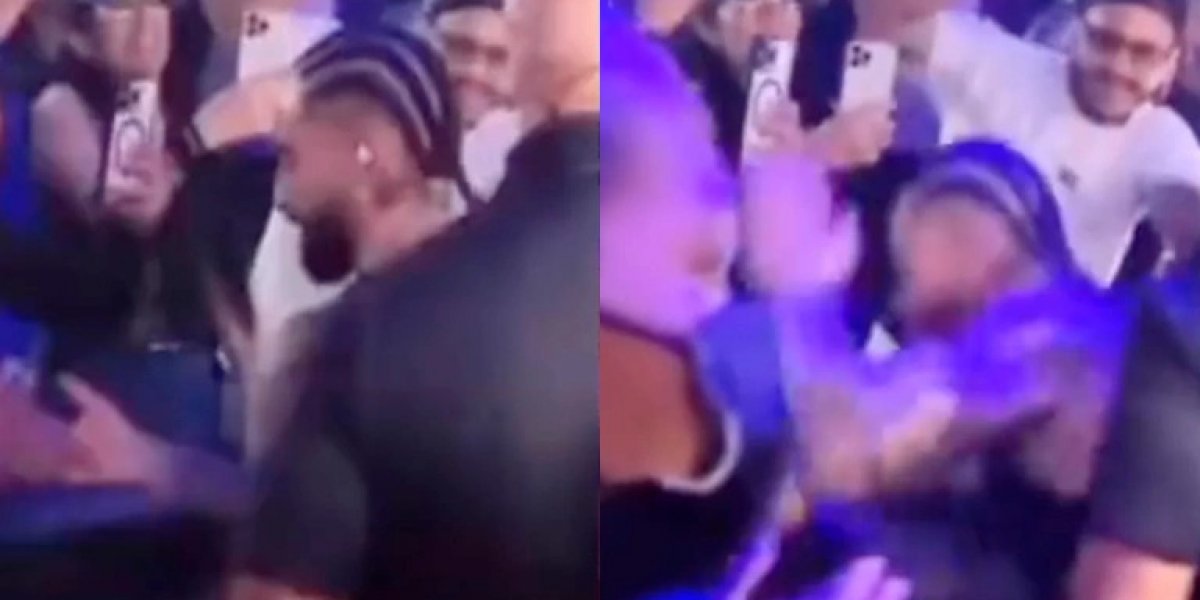 Cantor Colombiano Maluma se irrita em show e ataca uma fã nos EUA