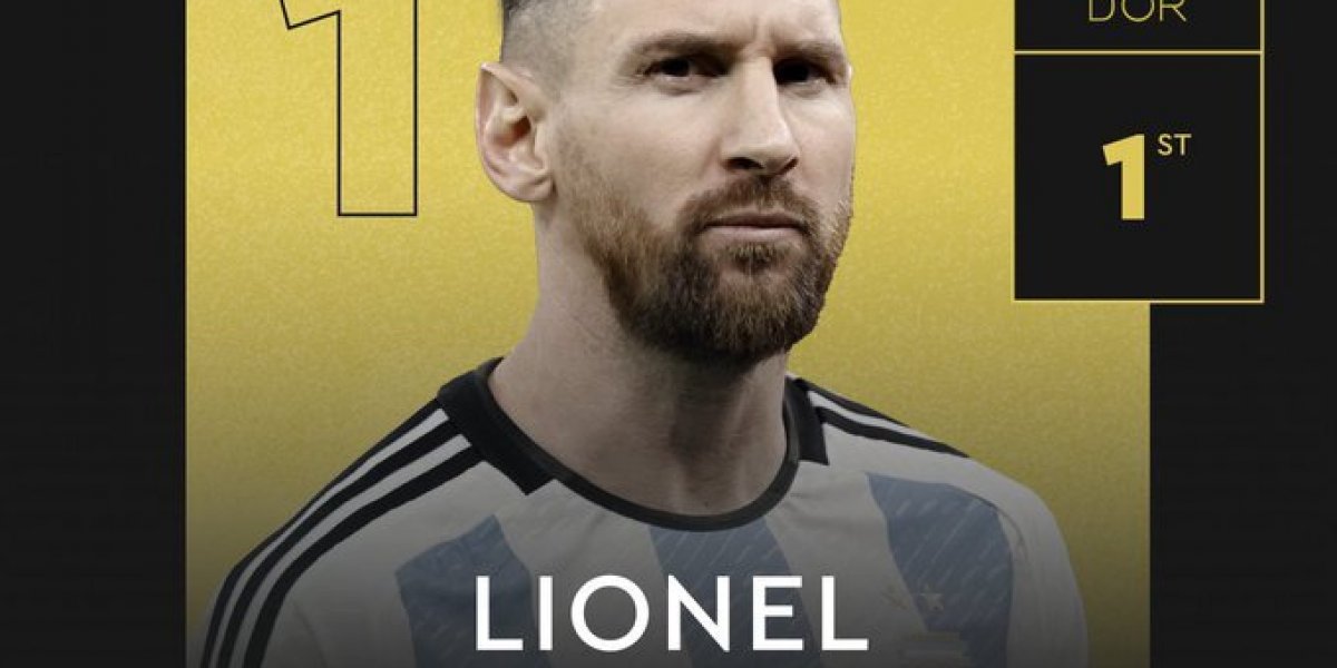 Lionel Messi conquista sua oitava bola de ouro