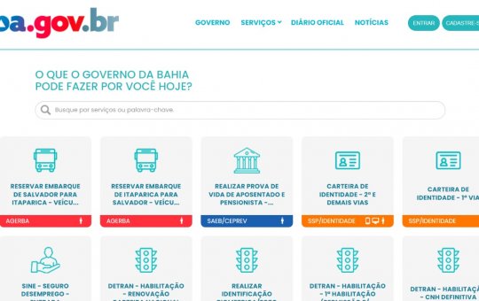 Governador lança o portal BA.GOV.BR, nesta quarta (1º), em Salvador