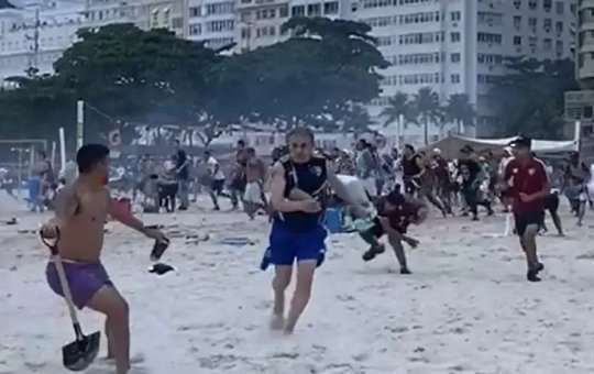 Briga entre torcedores do Fluminense e Boca Juniors aterroriza o Rio de Janeiro