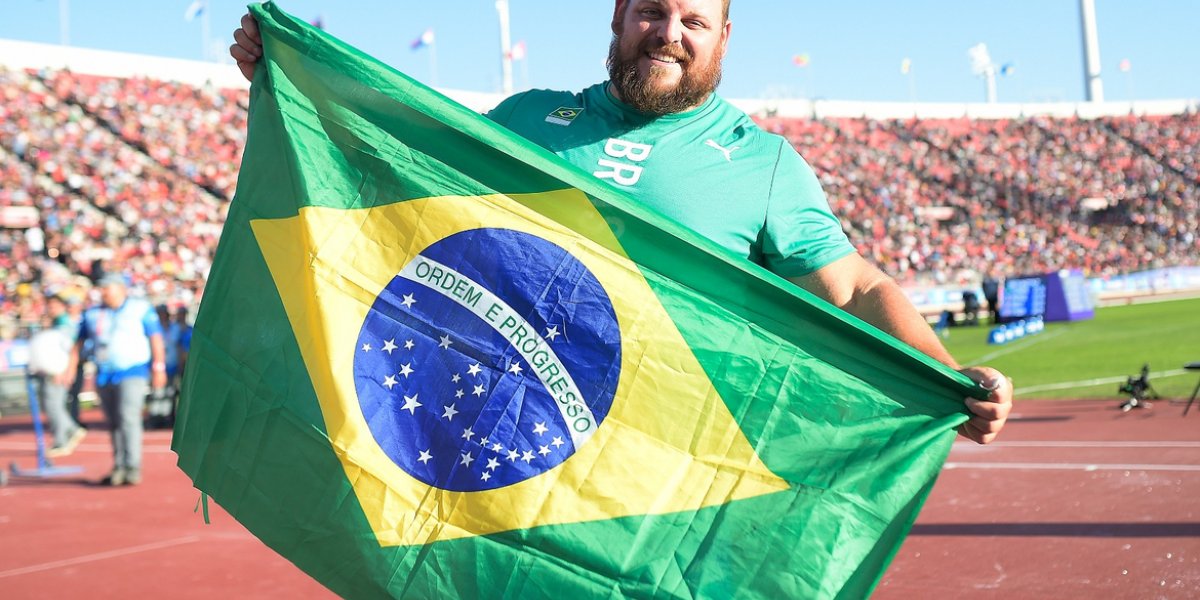 Darlan Romani é bicampeão pan-americano de arremesso de peso