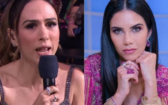 Apresentadora da Rede TV alfineta Tatá Werneck depois de piada com emissora