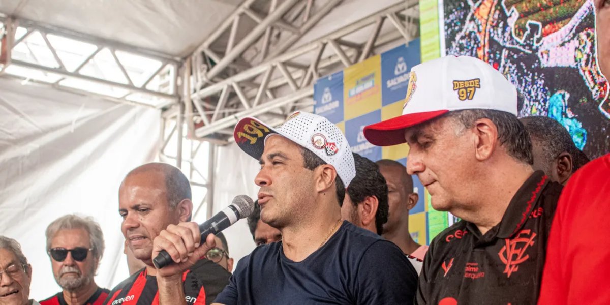 Prefeito Bruno Reis anuncia construção de novo estacionamento no Barradão