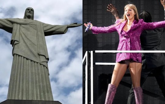 Rio de Janeiro vai homenagear Taylor Swift com iluminação especial no Cristo