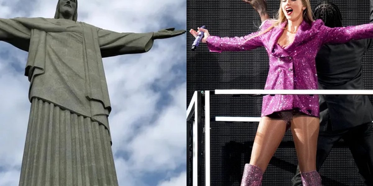 Rio de Janeiro vai homenagear Taylor Swift com iluminação especial no Cristo