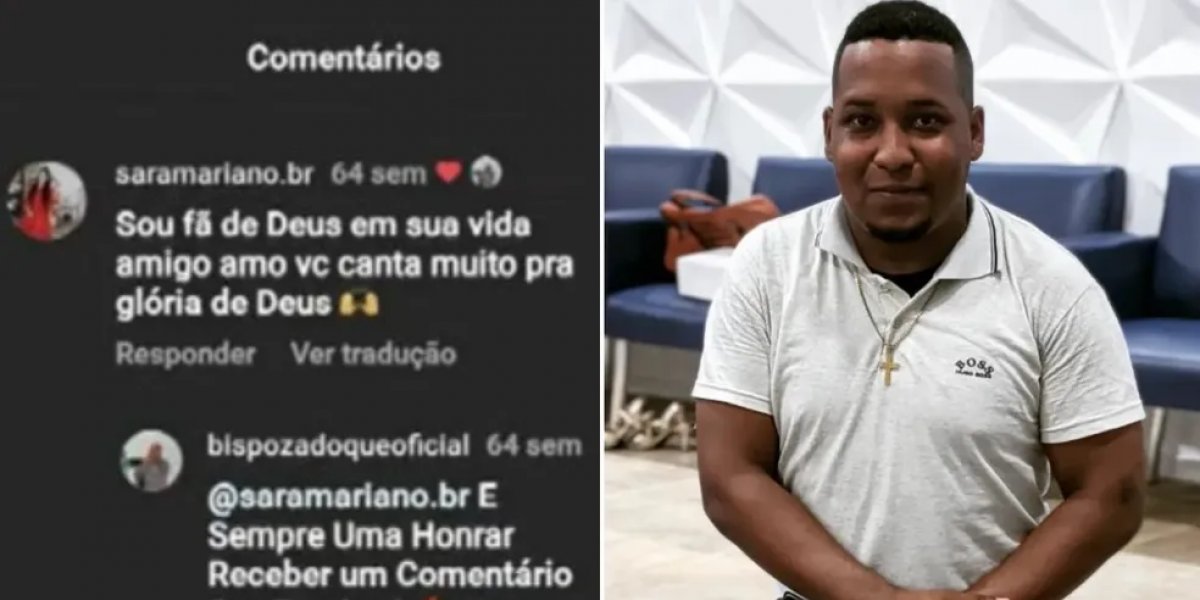 Bispo Zadoque trocava mensagens nas redes sociais com Sara Mariano