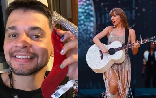 Fã pega salto quebrado de Taylor Swift durante show e viraliza na internet
