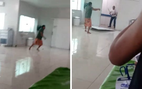 Paciente tem surto psicótico e destrói interior de UPA no Pará
