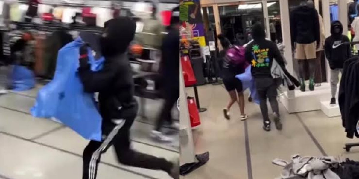 Criminosos saqueiam loja da Nike em Los Angeles em audacioso roubo