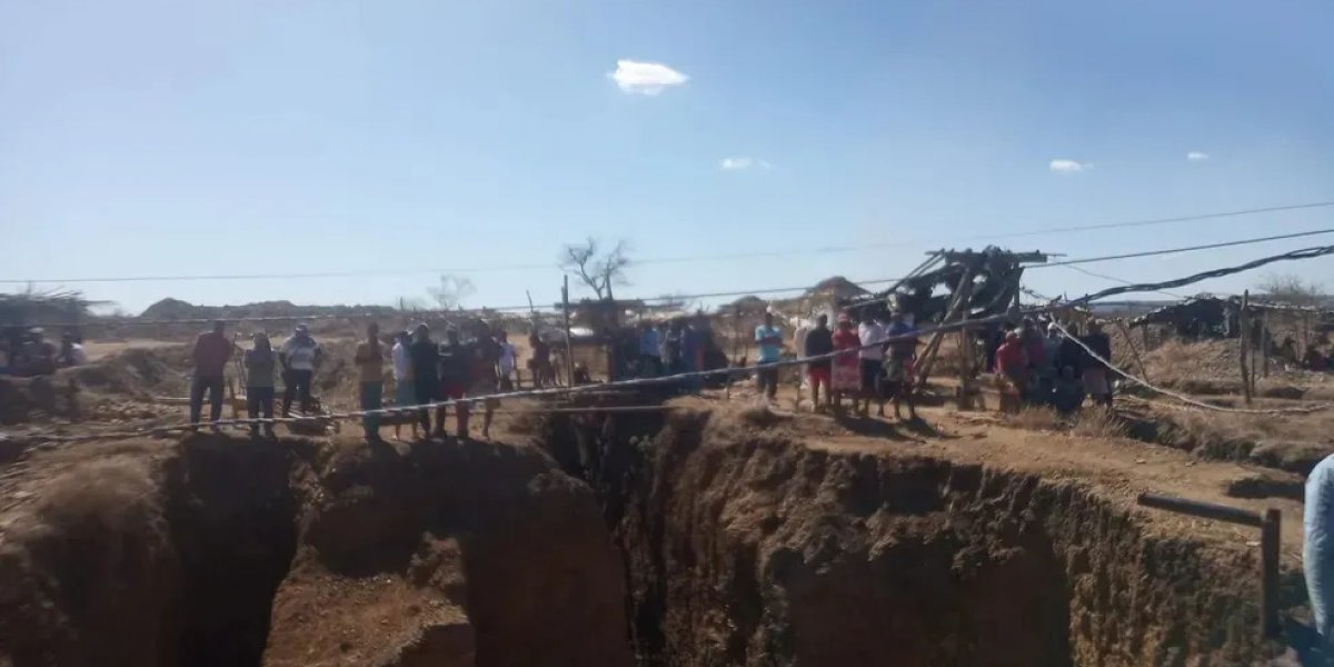 Um homem morre e dois ficam feridos após deslizamento de terra em Cansanção