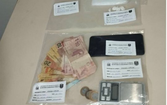 Em interior da Bahia, Polícia Militar realiza apreensão de drogas