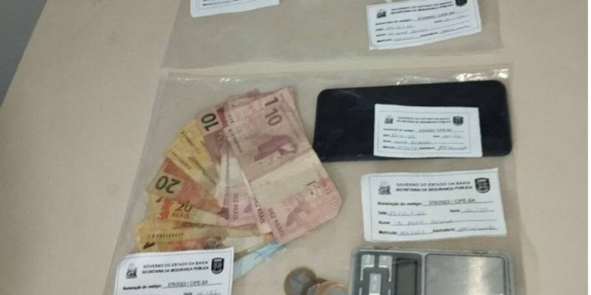 Em interior da Bahia, Polícia Militar realiza apreensão de drogas