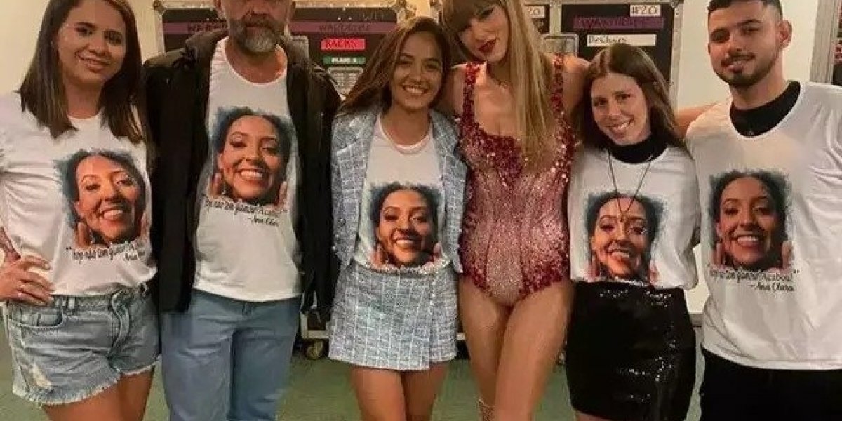 Taylor Swift encontra família de Ana Benevides, fã que morreu durante show