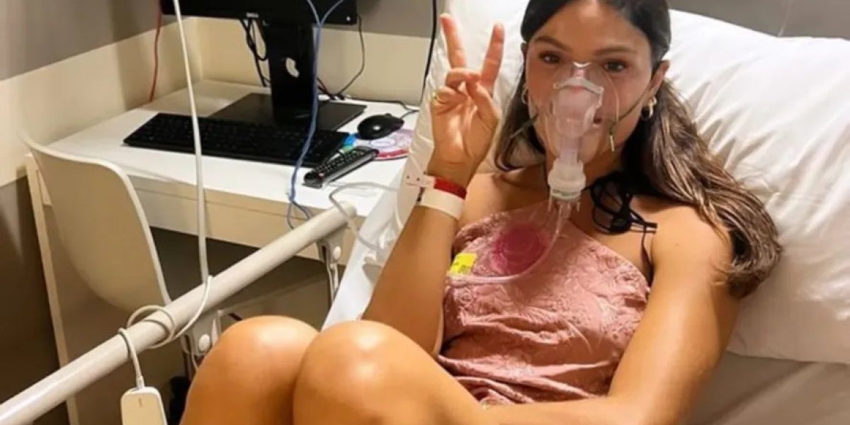 Isis Valverde no hospital: “Meu corpo dizendo PARA, você precisa de férias”