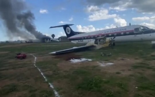Duas aeronaves sofrem acidentes após problemas no trem de pouso, na Tanzânia