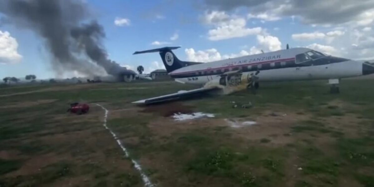 Duas aeronaves sofrem acidentes após problemas no trem de pouso, na Tanzânia