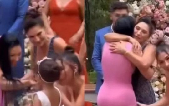 Simaria sofre críticas na internet ao ser vista com Simone no casamento do irmão