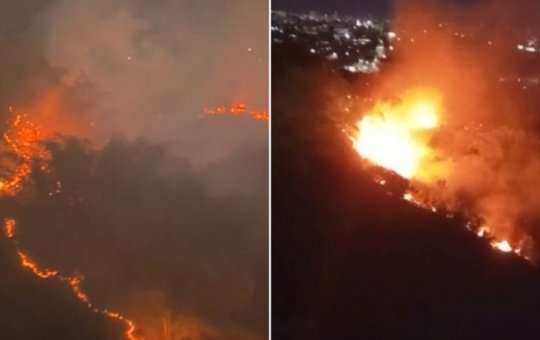 Incêndio atinge mata em Canabrava
