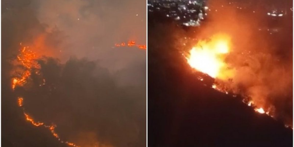 Incêndio atinge mata em Canabrava