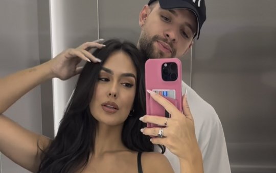 Ex-BBB Larissa Santos assume namoro com Guilherme Santos: "meu amor"