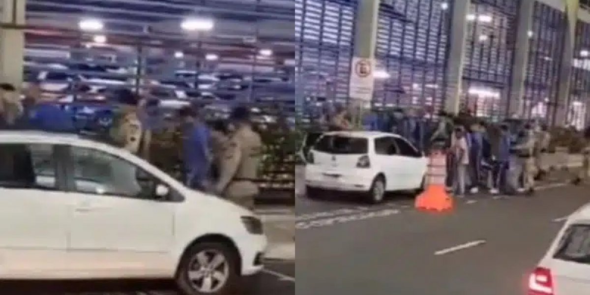 Após derrota, Bahia encara protestos da torcida durante desembarque em Salvador