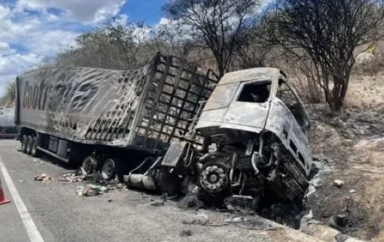 Cantor de forró e empresário morrem em acidente entre carro e caminhão na BR-116