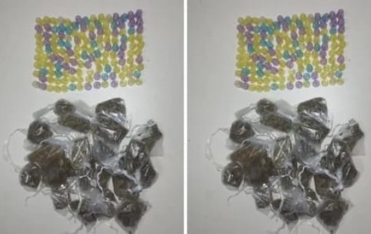 Policia Militar apreende mochila com 139 pedras de crack e 28 trouxas de maconha