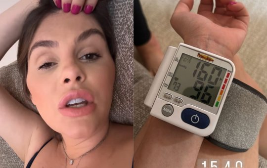 Bárbara Evans passa mal com filho no colo e relata desespero: "Fiquei assustada"