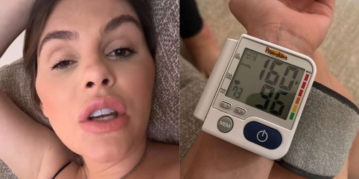 Bárbara Evans passa mal com filho no colo e relata desespero: "Fiquei assustada"