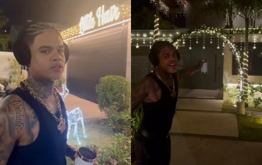 MC Cabelinho mostra decoração de natal: “Acho que exagerei um pouquinho”