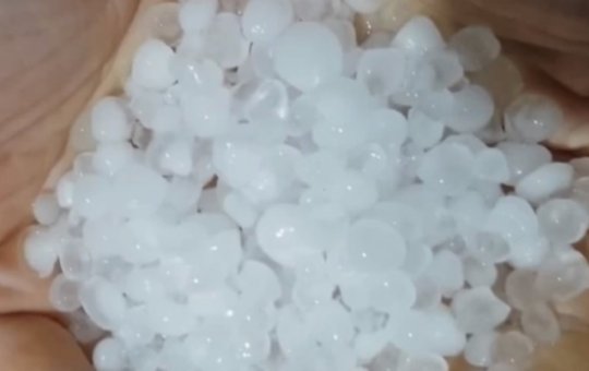 Mata de São João registra chuva de granizo nesta quarta-feira