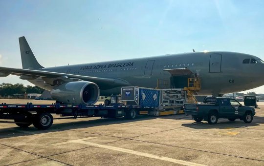 Terceiro voo de repatriação de brasileiros em Gaza decola do Rio