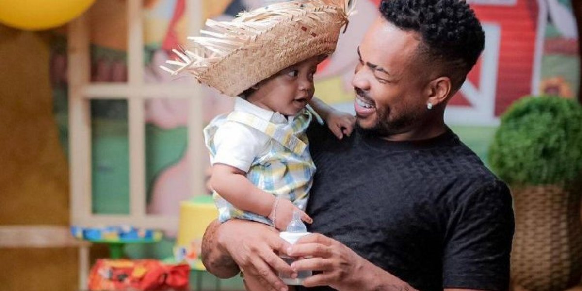 Cristian Bell celebra aniversário de 1 ano do filho de Rodrigo Amendoim