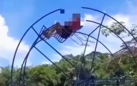 Mulher morre ao cair de roda gigante infantil em Minas Gerais