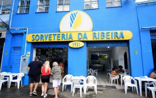 Sorveteria da Ribeira conquista 3º lugar como restaurante mais icônico do mundo