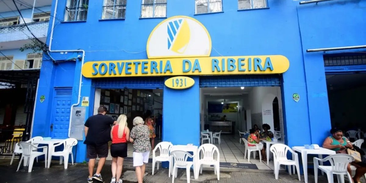 Sorveteria da Ribeira conquista 3º lugar como restaurante mais icônico do mundo