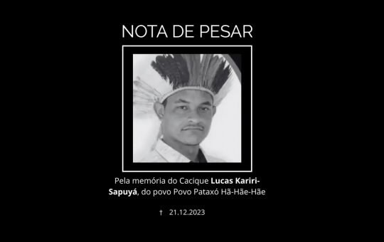 Líder pataxó hã-hã-hãe é assassinado em emboscada no sul da Bahia