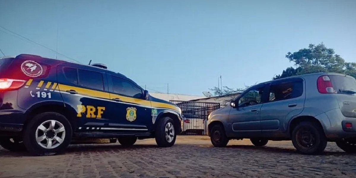 PRF recupera 3 veículos roubados e prendem 2 homens na BR-116