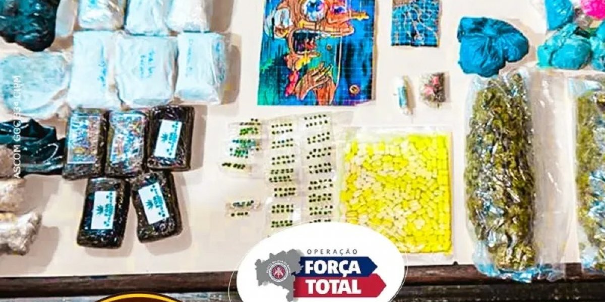 Homem é preso com drogas dentro de carro em operação policial