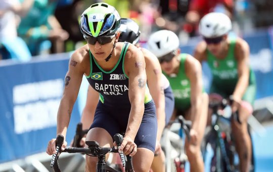 Triatleta Luísa Baptista apresenta evolução positiva