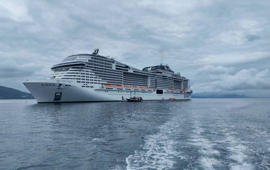 Chegam ao 3º dia as buscas pelo passageiro que caiu de cruzeiro