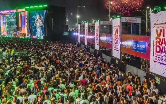 Mais de 2 milhões de pessoas curtiram o Festival Virada Salvador, diz Saltur
