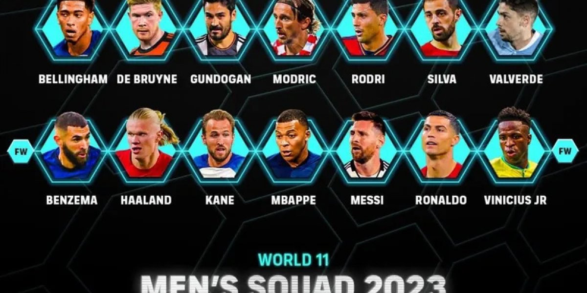 Fifa divulga os finalistas da seleção do ano com 3 brasileiros presentes