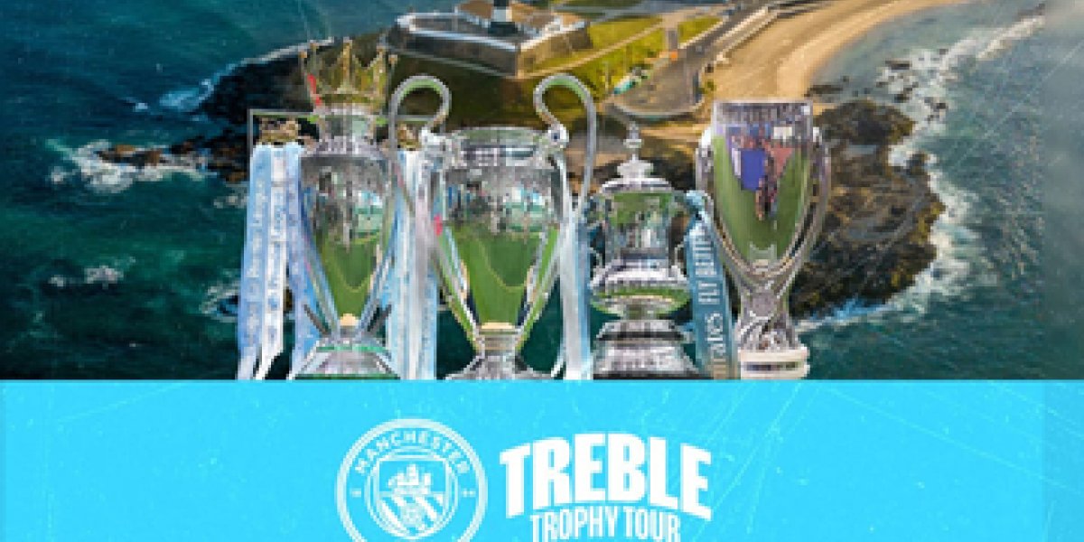 Exibição dos troféus do Manchester City em Salvador será na quarta-feira(10)